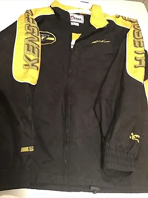 Matt Kenseth Chase Authentics Full Zip Windbreaker Large Black And Yellow • $20