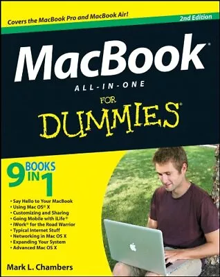 MACBOOK ALL-IN-ONE FOR DUMMIES By Mark L. Chambers **Mint Condition** • $25.95