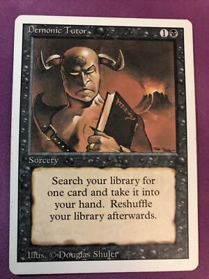 $25 • Buy Demonic Tutor | MTG Magic The Gathering | 3rd Edition Revised | NM