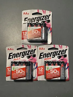 Energizer Max AA Batteries Alkaline Battery 24 Count Brand New Exp 12/2031 • $15.50