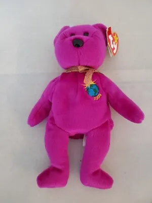 RETIRED Beanie Babies Official Ty 1999 Millenium Bear • £4.99