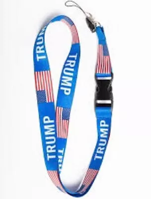 President Trump Neck Lanyard  USA  Flag  Presidential Election  Keychain • $6.25