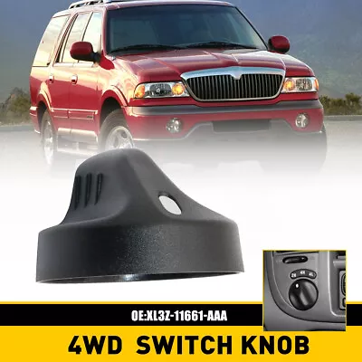 For Ford F150 F250 Expedition Navigator Four Wheel Drive 4x4 Switch Knob Black A • $12.99
