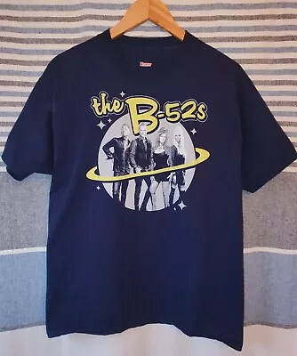 The B-52s Shirt Navy Large Hanes Beefy T Concert Band Graphic • $15.99