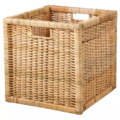 IKEA BRANÄS Handwoven Basket Storage Organizer Suitable For Kallax Shelving Unit • £29.50