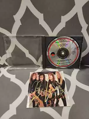 Metallica Signed Cd Garage Days Re-revisited 4 Members Original Vintage Grea • $165