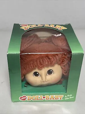 Original Little Doll Baby Head Martha Nelson Thomas Red Pigtails 1984 Vintage • $9.95