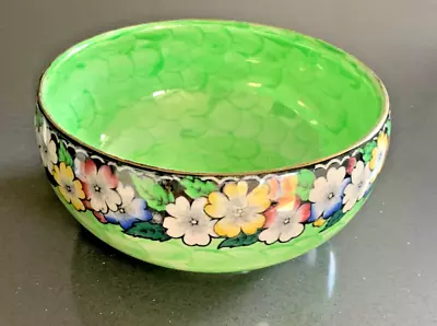 Vintage Antique 1940's Maling Green Lustre Ware Fruit Bowl Garland Design 6450 • £25