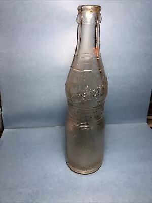 VINTAGE  SODA BOTTLE AMSTERDAM  BOTTLING WORKS AMSTERDAM NY 6 1/2 Fl OZ • $95