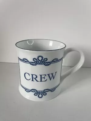 Nauticalia London Crew Mug Nautical Sailing Tablewear Blue White Made In England • £6.99