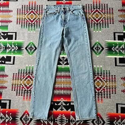 Vintage Levis 505 Jeans Orange Tab Men’s 29x34 Stonewash Straight Blue Denim B8 • $49.45