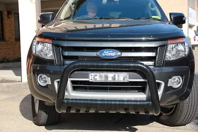 Nudge Bar Black Steel Grill Guard To Suit Ford Ranger PX MK MKII 2011-2018 • $287.10