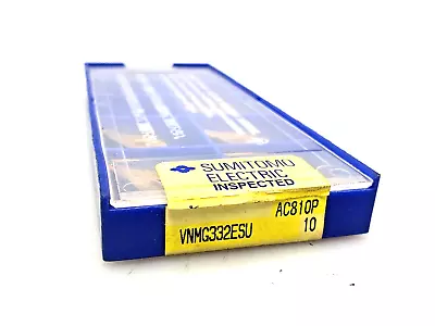 Sumitomo VNMG 160408N-SU AC810P (VNMG 332ESU) Carbide Inserts (Box Of 5) • $29.95