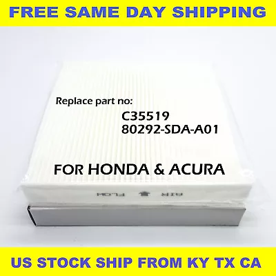 CABIN AIR FILTER For HONDA ACCORD Acura Civic CRV Odyssey C35519 HIGH QUALITY US • $6.99