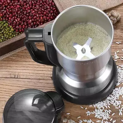 High Power Electric Coffee Grinder Kitchen Cereal Nuts Beans Spices Grains Grind • $24.96