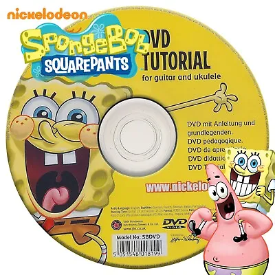 Spongebob Squarepants Learn To Play Guitar & Ukulele DVD Tutorial Lessons Video • £14.99