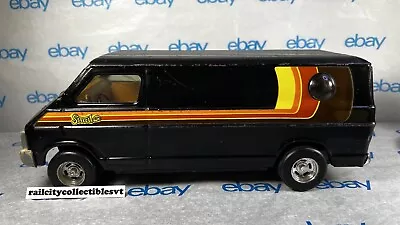 ERTL 1970's Dodge STREET VAN W/ Bubble Window - Black • $39.99