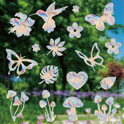 Hummingbird Sun Catcher Rainbow Makers Stickers Window Static Cling Glass Decals • $4.83