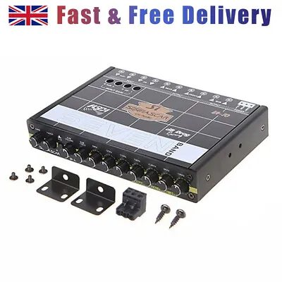 	Car Audio Modified Graphic Equalizer EQ 7 Band Input Knob Stereo Tuner System • £49.99