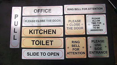 Door Information Signs Business Home Office Shop B&b • £1.99