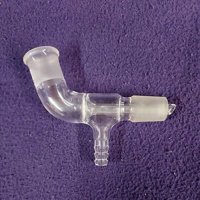$24.99 • Buy Kimax Extended 105° Bent Distillation Adapter W/ Vacuum Take-off, 45005-A, 19/22