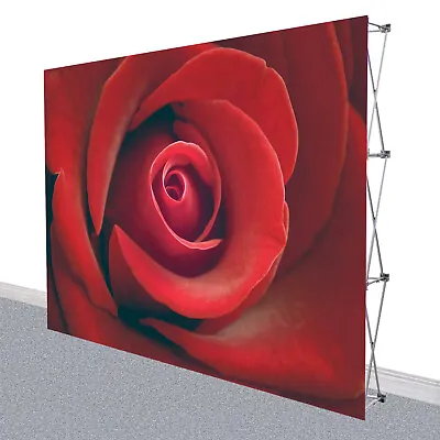 8'x8'，Tension Fabric Trade Show Pop Up Display Booth Frame Stand 3x3 • $269.99