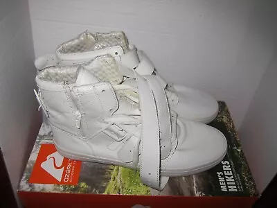 RADII FM1037 STRAIGHT JACKET SHOES Vlc Whites 3 High Top Sneakers • $60