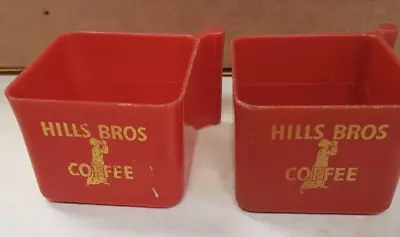 Vintage Hills Bros Brothers Coffee Scoop Measuring Guide For 2 Cups Red • $13