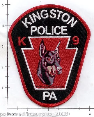  Pennsylvania - Kingston K-9 PA Police Dept Patch • $3.99