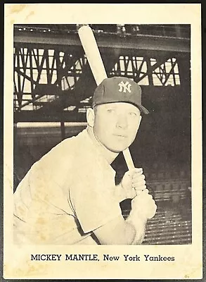 1961-62 Jay Publishing Premium Print-NY Yankees Mickey Mantle • $29.99