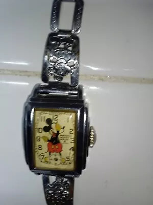  Original.  1939s Ingersoll Kelton Mickey Mouse Rare Watch As Is   Not Working  • $259