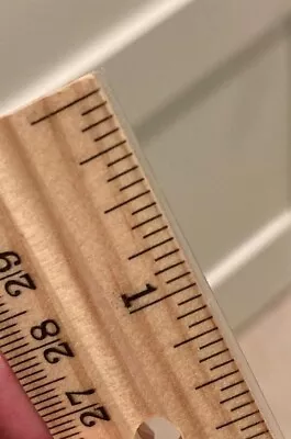 Wooden Ruler 12 Inch Rulers Bulk Wood Measuring Ruler Supplies 2 Scale (30 Cm) • $5.69