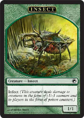 INSECT TOKEN X4 4 4X Scars Of Mirrodin MTG Magic The Gathering Cards DJMagic • $4.39
