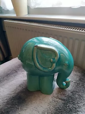1960s 70s Crackle Glaze Elephant. Beautiful. • £14.99