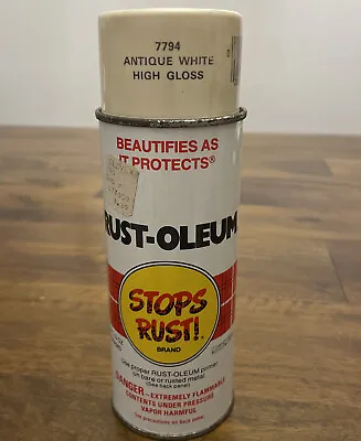 Vintage 1983 Rust-Oleum #7794 Stops Rust 13 Oz Spray Paint Can • $28.99