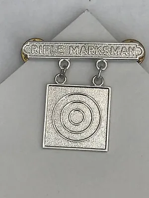 US Marine Corps Pistol Marksman Badge Insignia V3 • $3.99