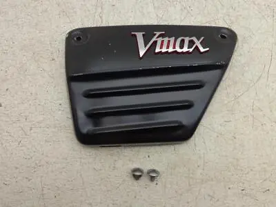 2006-2007 Yamaha V-Max VMX12 Vmax 1200 LEFT SIDE COVER BLACK W/ RED EMBLEM • $69.94