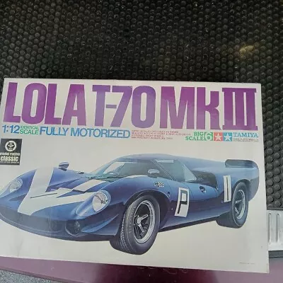 TAMIYA LOLA T-70 MK III 1:12 Big 6 Scale Fully Motorized  BS1206 • $36