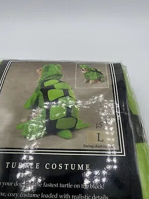 $11.35 • Buy Zack And Zoey Turtle Dog Costume Sz Large