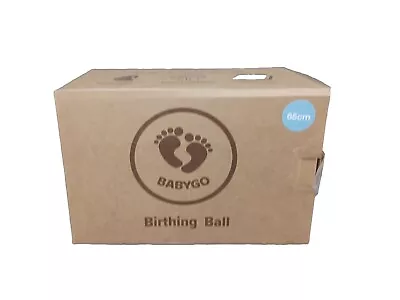 BABYGO Birthing Ball - Pregnancy Yoga Stability Anti Burst & Book Set  • $25.20