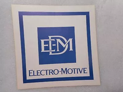 $6.99 • Buy Vintage EMD Electro Motive Locomotive 6 1/2  Decal 