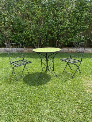 $400 • Buy 3 Piece Mosaic Iron Outdoor Setting
