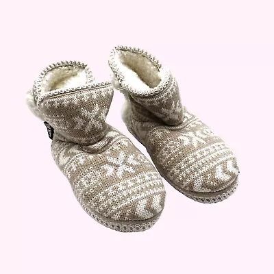 Muk Luks Slippers | Cream With Fur Slippers | Women Shoes| MSRP $39 • $39