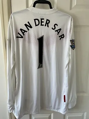 Manchester United 2009-2010 Home Goalkeeper Shirt XL VAN DER SAR 1  *BNWTs* • £179.99