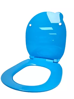 Toilet Seat Child Junior Kids School Ideal Standard Blue S453636 School Oval • £16.50