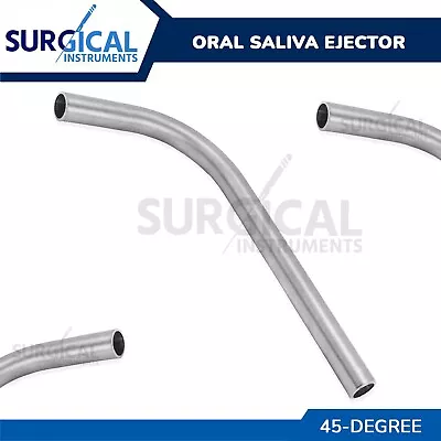 Dental Oral Saliva Ejector Suction Short Handpiece Tip 45 Degree Angle German Gr • $8.89