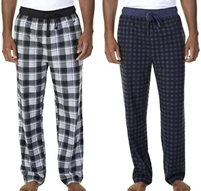 New Nautica Men’s Sleepwear Fleece Pant Pajama 2 Pack Medium M Mood Indigo • $25.49