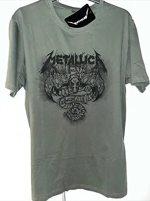 Metallica Metal T-Shirt Black Retro Vintage Rock Bands Size 2XL (XXL) • $34.50