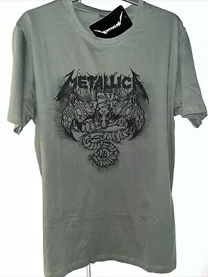 Metallica Metal T-Shirt Black Retro Vintage Rock Bands Size Extra Large (XL) • $34.50