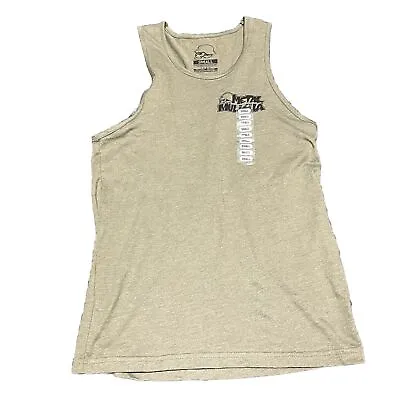 NWT Metal Mulisha Unisex Small Jersey Tank Top Shirt Skull Olive Green • $20.25